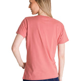 Polera Manga Corta Mujer Logo Terracota CAT