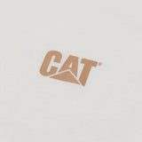 Polera Manga Corta Mujer CAT Logo Tee - Vainilla