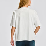 Polera Manga corta Casual Mujer BOXY HEAVYWEIGHT GRAPHIC TEE 2 Celeste CAT