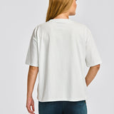 Polera Manga corta Casual Mujer BOXY HEAVYWEIGHT GRAPHIC TEE 2 Celeste CAT