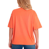 Polera Manga corta Casual Mujer BOXY HEAVYWEIGHT GRAPHIC TEE 2 Durazno CAT