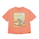 Polera Manga corta Casual Mujer BOXY NOVELTY TEE 2 Durazno CAT