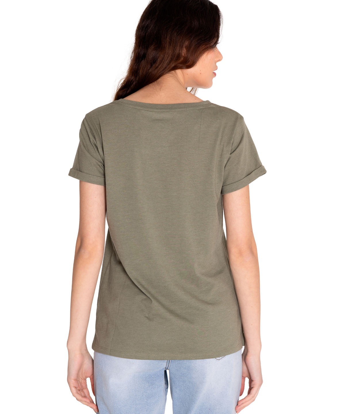 Polera Manga corta Casual Mujer NOVELTY POCKET TEE 1 Verde CAT