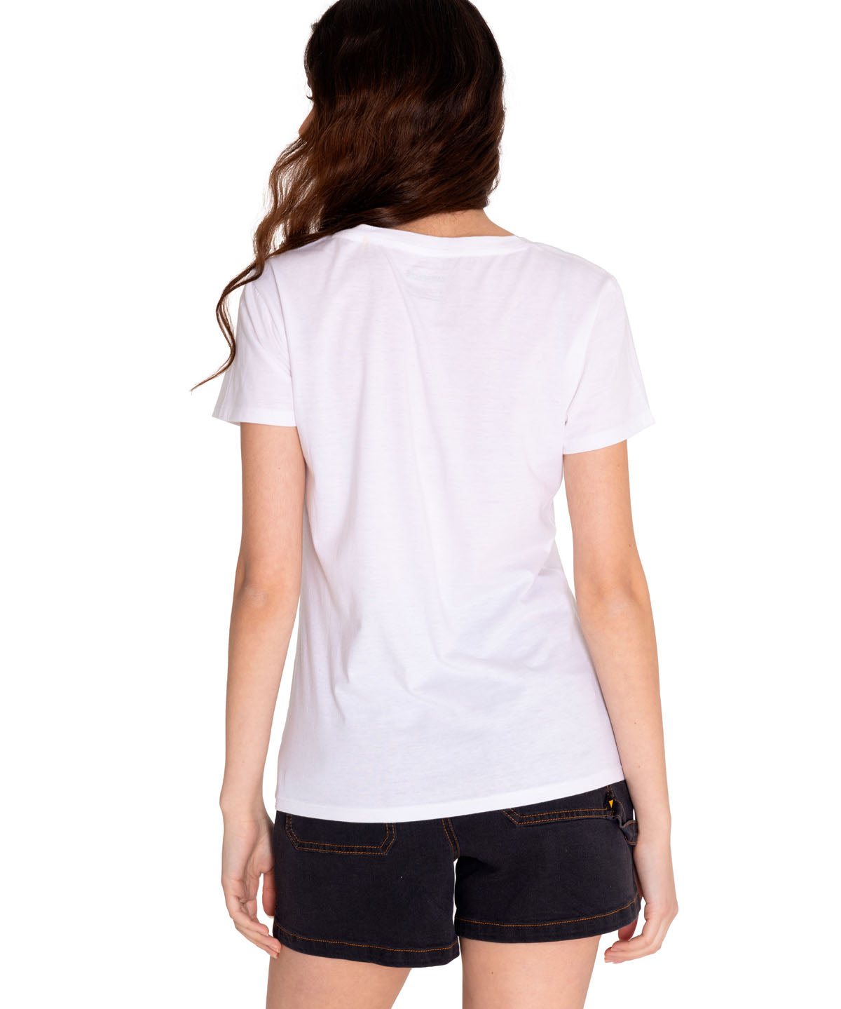 Polera Manga corta Casual Mujer CREW GRAPHIC TEE 2 Blanco CAT