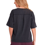 Polera Manga corta Casual Mujer NOTCH NECK NOVELTY TEE 2 Negro CAT