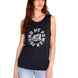 Polera Sin manga Casual Mujer GRAPHIC TANK 1 Negro CAT
