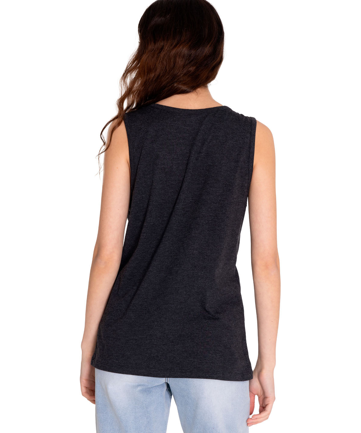 Polera Sin manga Casual Mujer GRAPHIC TANK 1 Negro CAT