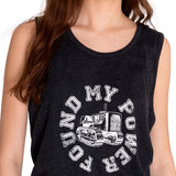 Polera Sin manga Casual Mujer GRAPHIC TANK 1 Negro CAT
