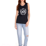 Polera Sin manga Casual Mujer GRAPHIC TANK 1 Negro CAT