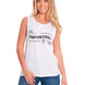 Polera Sin manga Casual Mujer GRAPHIC TANK 1 Blanco CAT