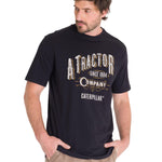 Polera Manga Corta Casual Hombre HISTORIC TRADITIONS GRAPHIC TEE Negra Cat