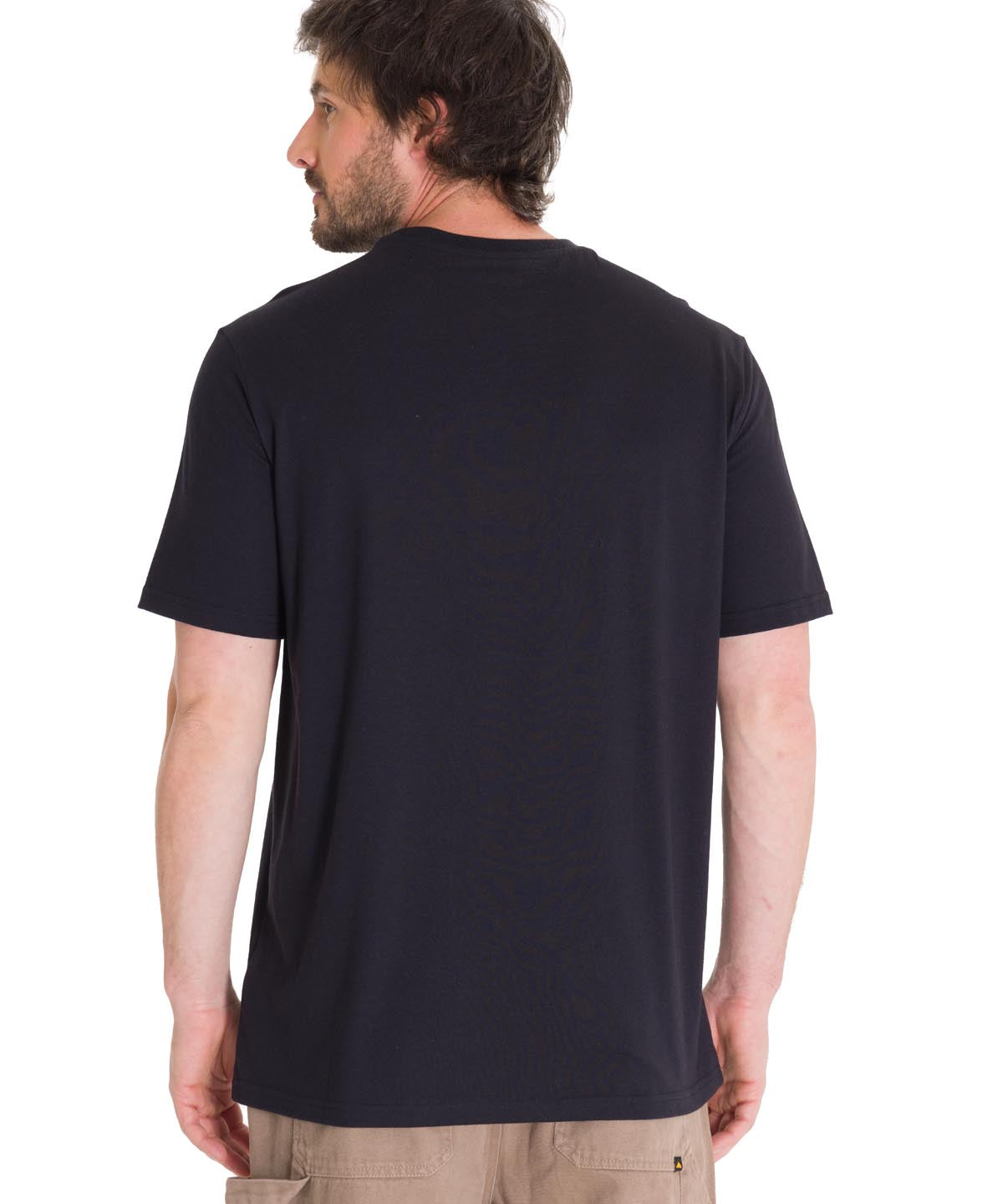 Polera Manga Corta Casual Hombre HISTORIC TRADITIONS GRAPHIC TEE Negra Cat