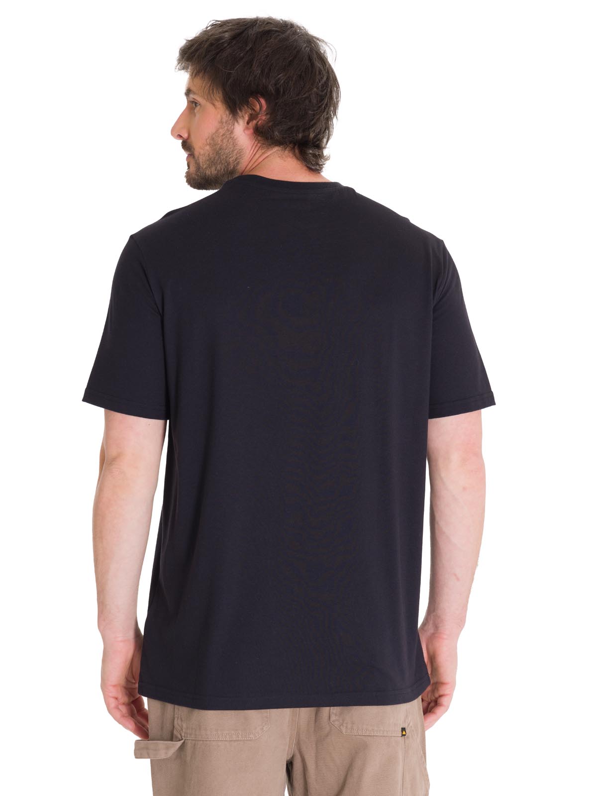 Polera Manga Corta Casual Hombre HISTORIC TRADITIONS GRAPHIC TEE Negra Cat