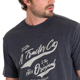 Polera Manga Corta Casual Hombre HISTORIC TRADITIONS GRAPHIC TEE Gris Oscura Cat