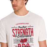 Polera Manga Corta Casual Hombre HISTORIC TRADITIONS GRAPHIC TEE Blanca Cat