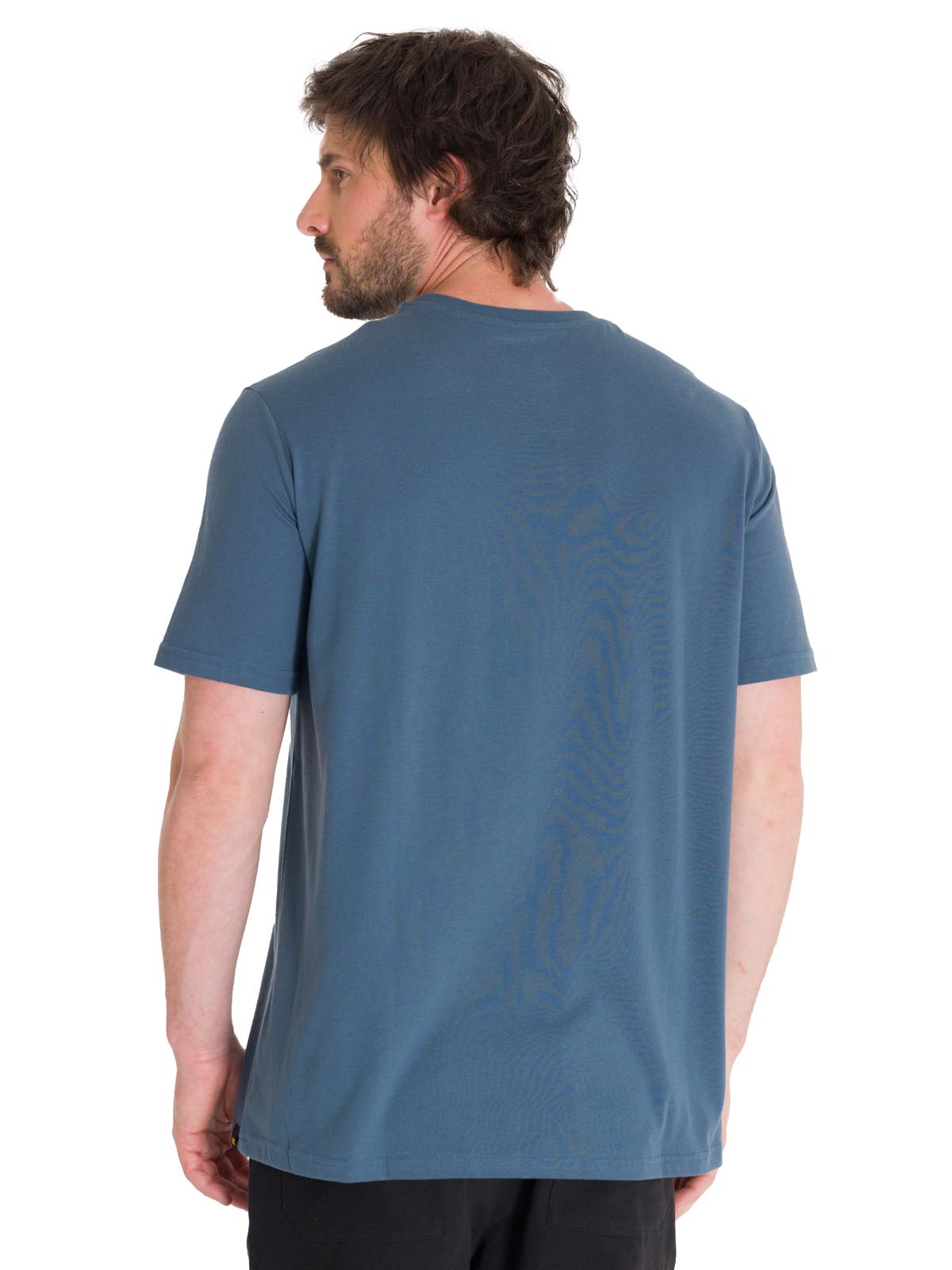 Polera Manga Corta Casual Hombre HISTORIC TRADITIONS GRAPHIC TEE Azul Petróleo Cat