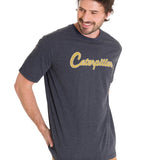 Polera Manga Corta Casual Hombre HISTORIC TRADITIONS GRAPHIC TEE Gris Oscuro Cat