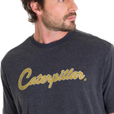 Polera Manga Corta Casual Hombre HISTORIC TRADITIONS GRAPHIC TEE Gris Oscuro Cat