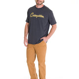 Polera Manga Corta Casual Hombre HISTORIC TRADITIONS GRAPHIC TEE Gris Oscuro Cat