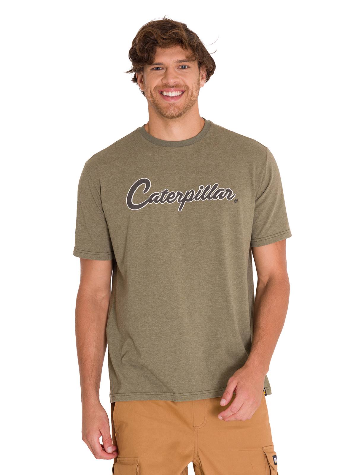 Polera Manga Corta Casual Hombre HISTORIC TRADITIONS GRAPHIC TEE Oliva Cat