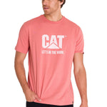 Polera Manga Corta Casual Unisex DO THE WORK GRAPHIC TEE Rosada Cat