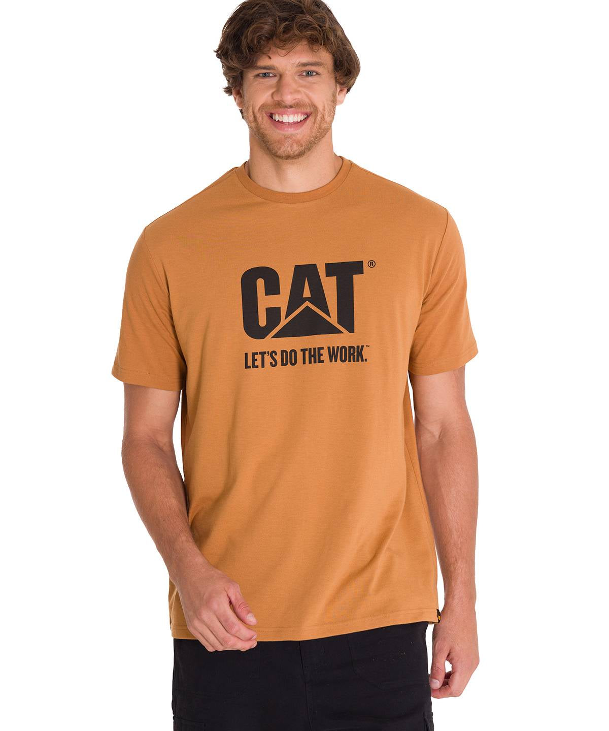Polera Manga Corta Unisex Hombre DO THE WORK GRAPHIC TEE Café Cat