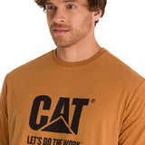 Polera Manga Corta Unisex Hombre DO THE WORK GRAPHIC TEE Café Cat