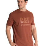 Polera Manga Corta Hombre Diseño Do The Work Rojo CAT