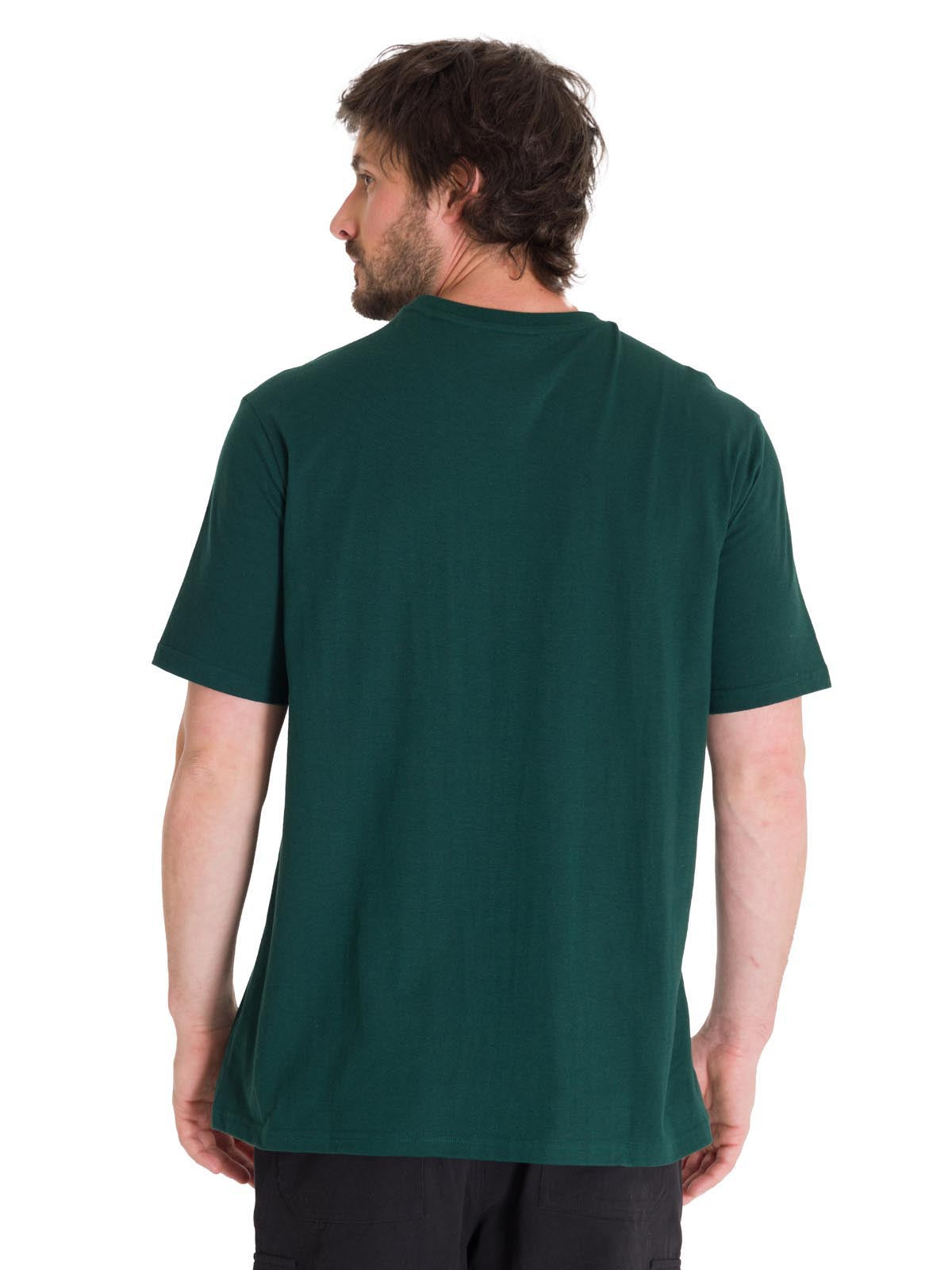 Polera Manga Corta Casual Unisex DO THE WORK GRAPHIC TEE Verde Oscuro Cat