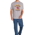 Polera Casual Hombre Retro Danny Diesel 1 Gris Cat