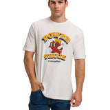 Polera Manga Corta Casual Hombre RETRO DANNY DIESEL GRAPHIC TEE Blanca Cat