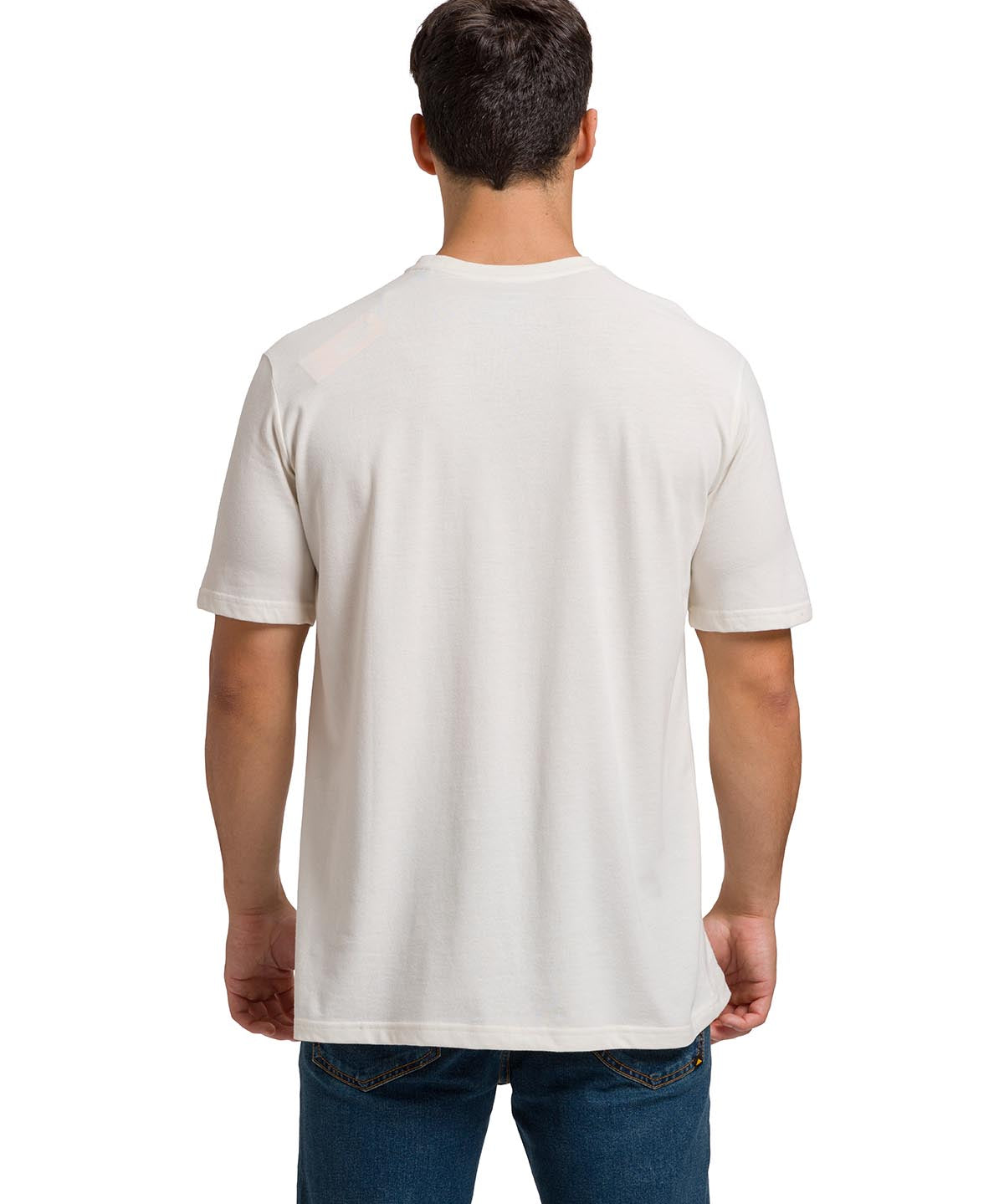 Polera Manga Corta Casual Hombre RETRO DANNY DIESEL GRAPHIC TEE Blanca Cat