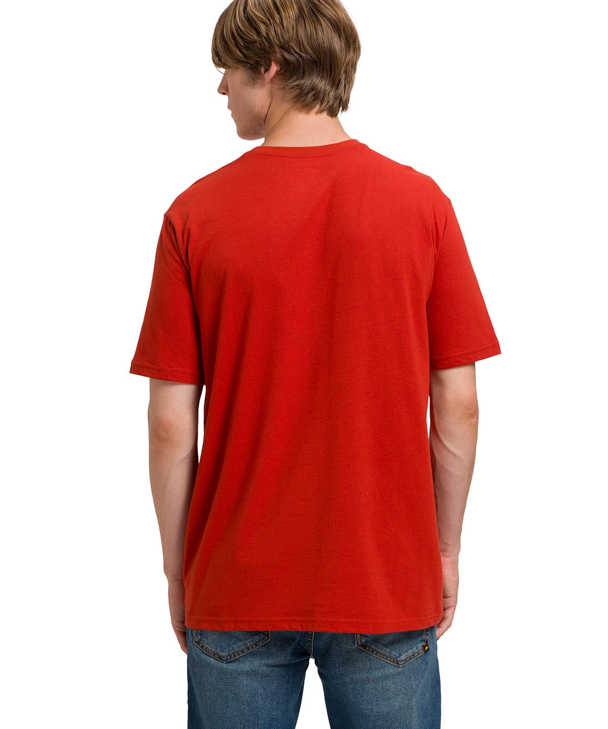 Polera Manga Corta Casual Hombre RETRO DANNY DIESEL GRAPHIC TEE Roja Cat