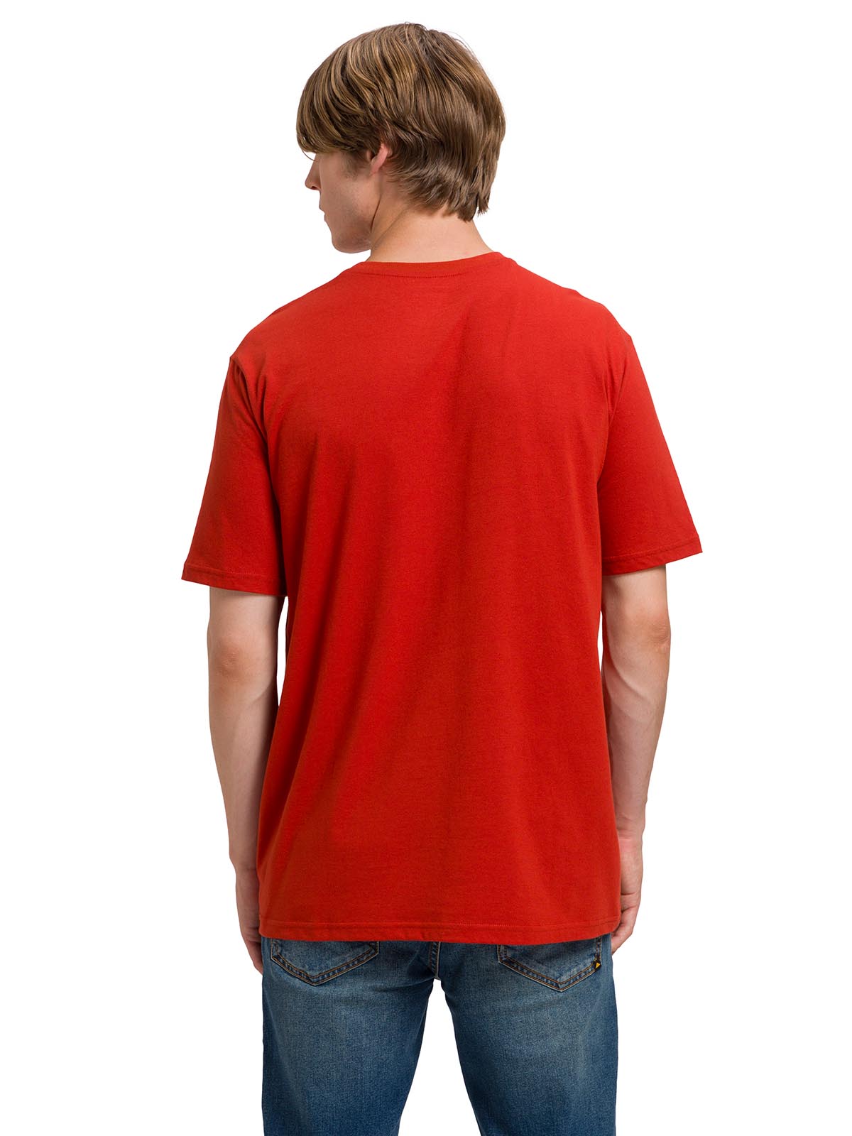 Polera Manga Corta Casual Hombre RETRO DANNY DIESEL GRAPHIC TEE Roja Cat