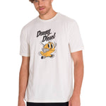 Polera Manga Corta Casual Hombre RETRO DANNY DIESEL GRAPHIC TEE Blanca Cat