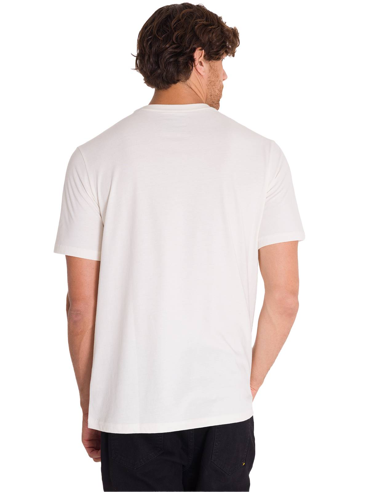 Polera Manga Corta Casual Hombre RETRO DANNY DIESEL GRAPHIC TEE Blanca Cat