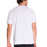 Polera Manga Corta Casual Hombre CENTENNIAL 100 YEARS GRAPHIC TEE  Blanca Cat