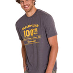 Polera Manga Corta Casual Hombre CENTENNIAL 100 YEARS GRAPHIC TEE Gris Clara Cat