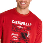 Polera Manga Corta Casual Hombre CENTENNIAL 100 YEARS GRAPHIC TEE  Roja Cat