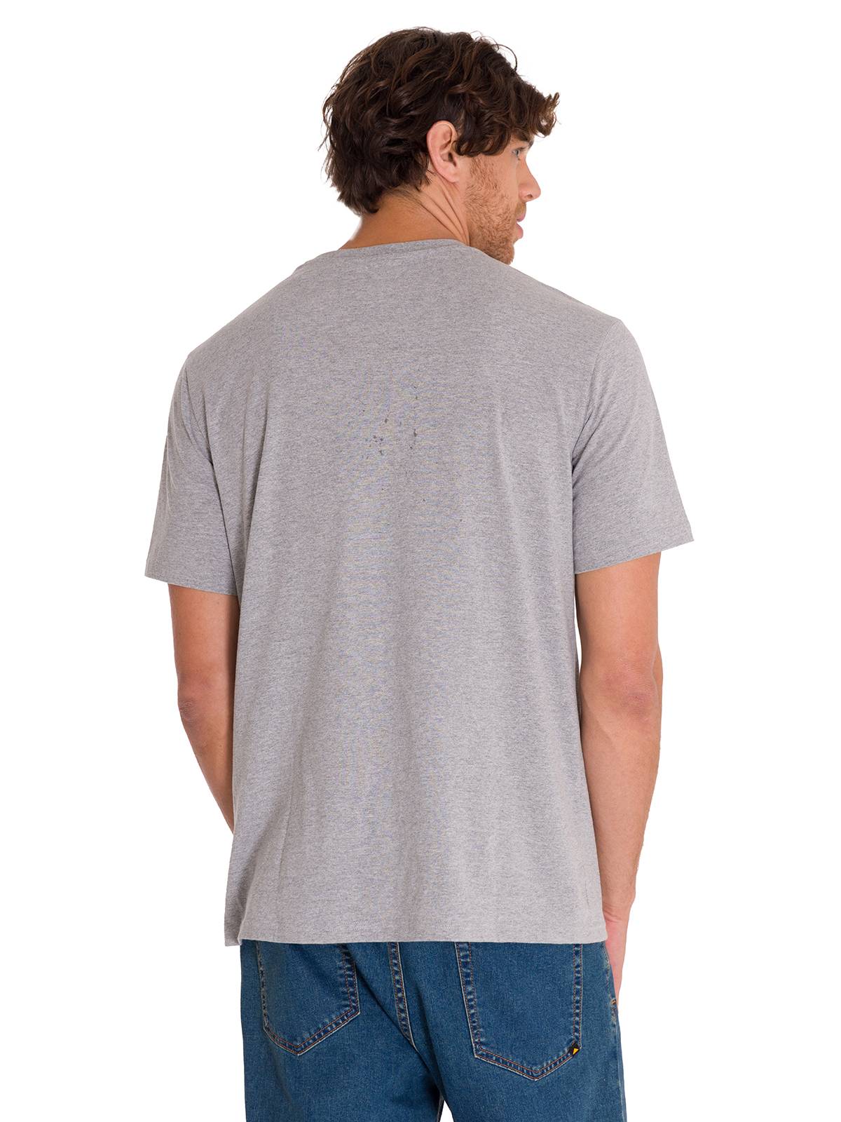 Polera Manga Corta Casual Hombre PROJECTS GRAPHIC TEE Gris Cat