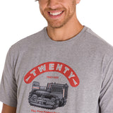 Polera Manga Corta Casual Hombre PROJECTS GRAPHIC TEE Gris Cat