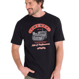 Polera Manga Corta Casual Hombre PROJECTS GRAPHIC TEE Negra Cat