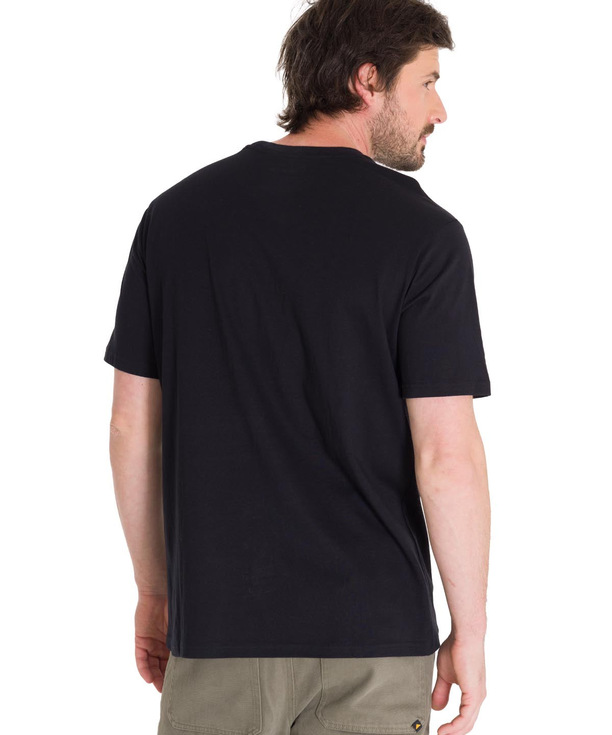 Polera Manga Corta Casual Hombre PROJECTS GRAPHIC TEE Negra Cat