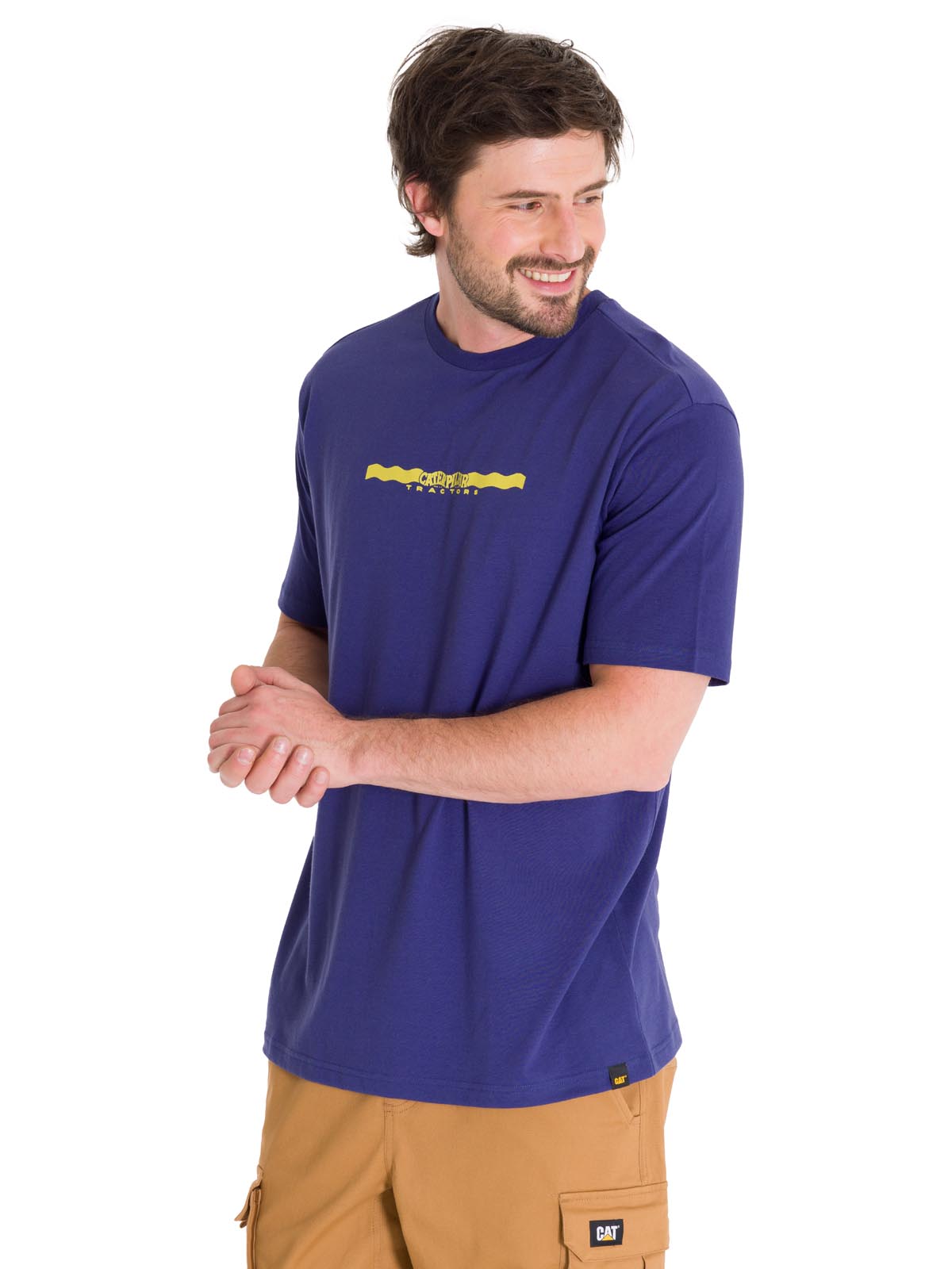 Polera Manga Corta Casual Hombre PROJECTS GRAPHIC TEE Indigo Cat