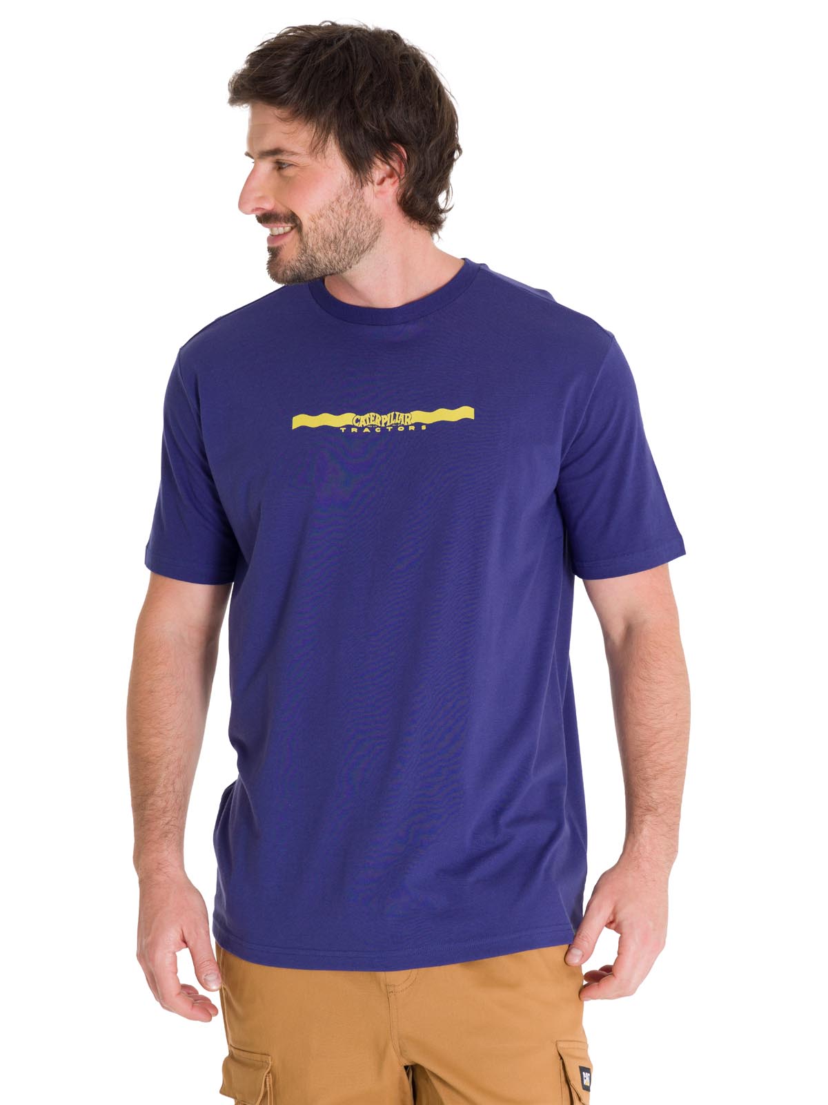 Polera Manga Corta Casual Hombre PROJECTS GRAPHIC TEE Indigo Cat