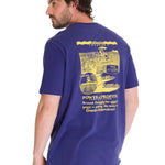 Polera Manga Corta Casual Hombre PROJECTS GRAPHIC TEE Indigo Cat