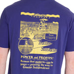 Polera Manga Corta Casual Hombre PROJECTS GRAPHIC TEE Indigo Cat