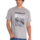 Polera Manga Corta Casual Hombre PROJECTS GRAPHIC TEE Blanca Cat