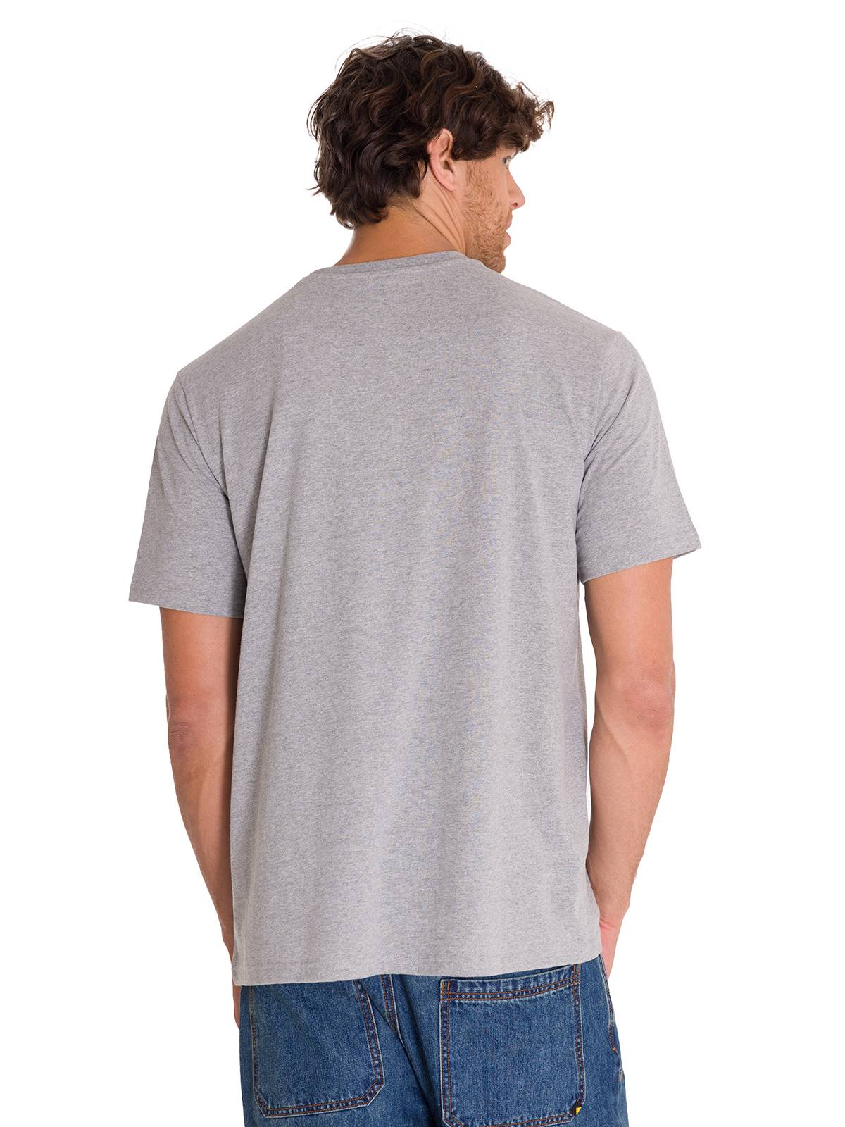 Polera Manga Corta Casual Hombre PROJECTS GRAPHIC TEE Blanca Cat