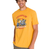 Polera Manga Corta Casual Hombre EQUIPMENT GRAPHIC TEE Amarilla Cat